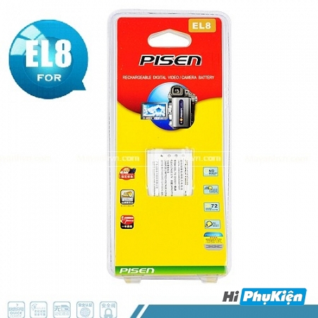 Pin Pisen EN- EL8 - Pin Máy Ảnh Nikon